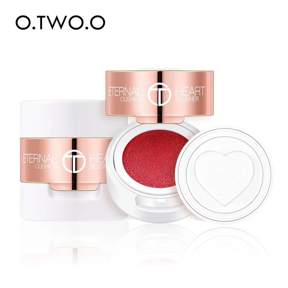 Cosmetics Makeup O.TWO.O High Quality Custom Private Label Palette Heart Stamp Blusher