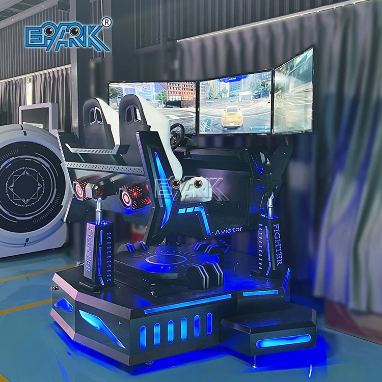 2023 Hot Sale Video Car Racing Motion Platform Racing Simulator Vr 9d Arcade Coin Operated Driving Vr Game Machine