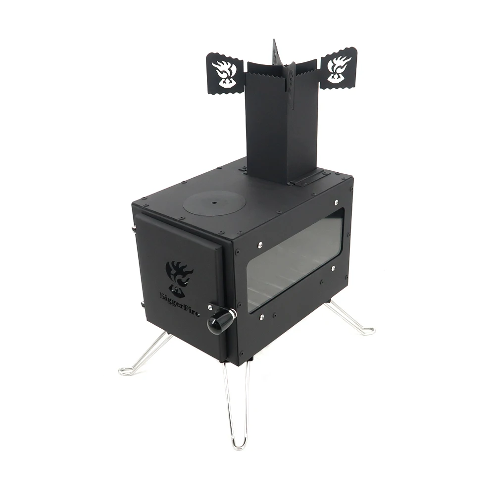 Strong flames easily boiling water not cast iron cooking rocket stove outdoor wood burning