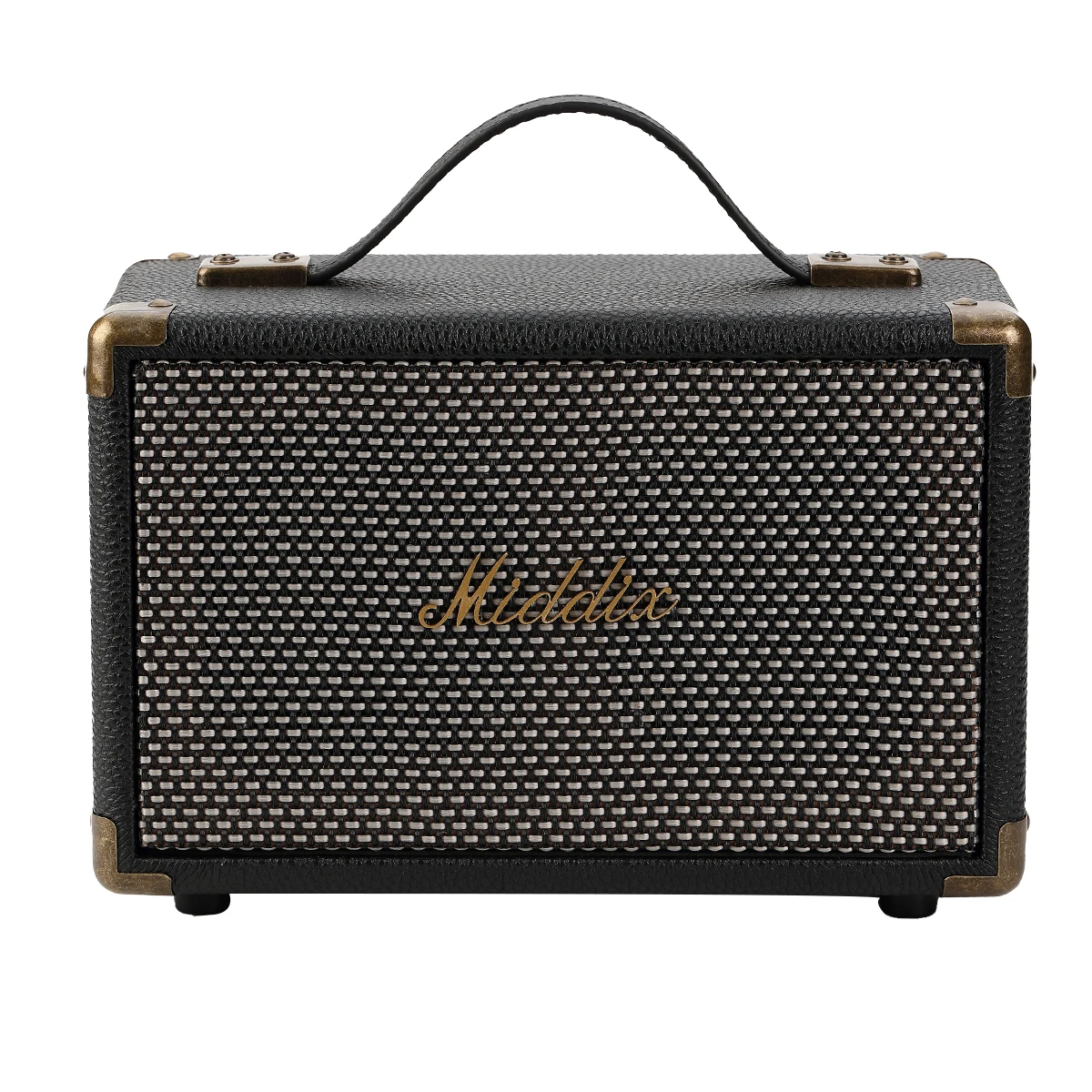 2022 New Arrival microphone input portable wireless music retro BT speaker