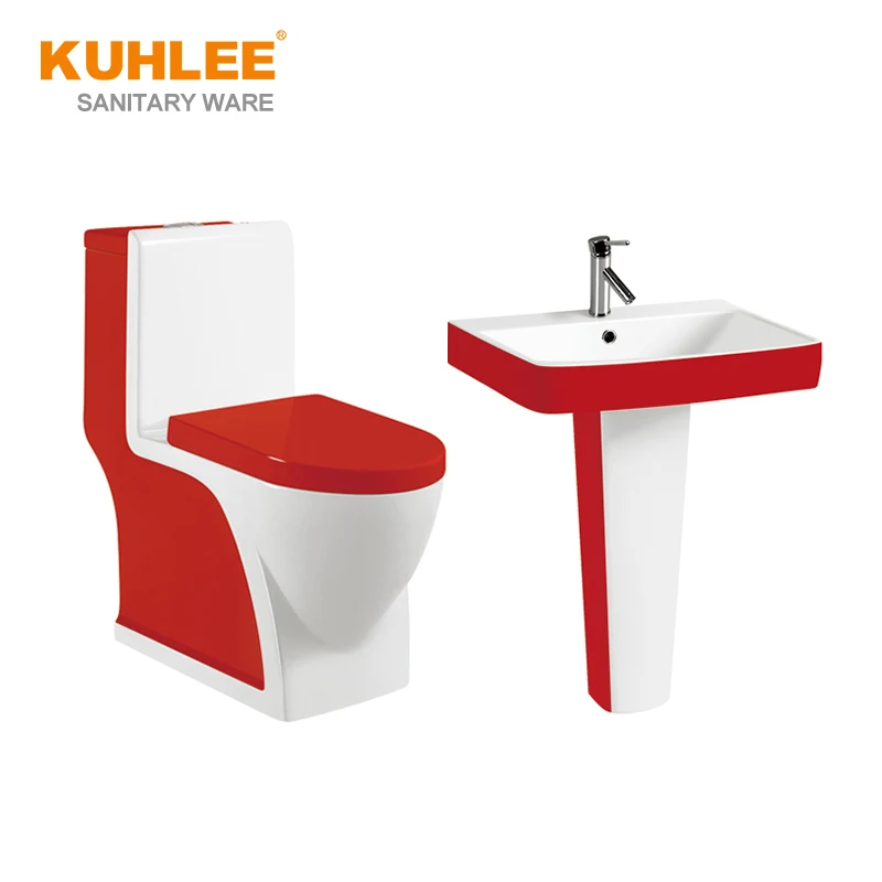 Новый слитный унитаз разных цветов, квадратный дизайн, двойной слив, сифонный набор для стирки, два туалета