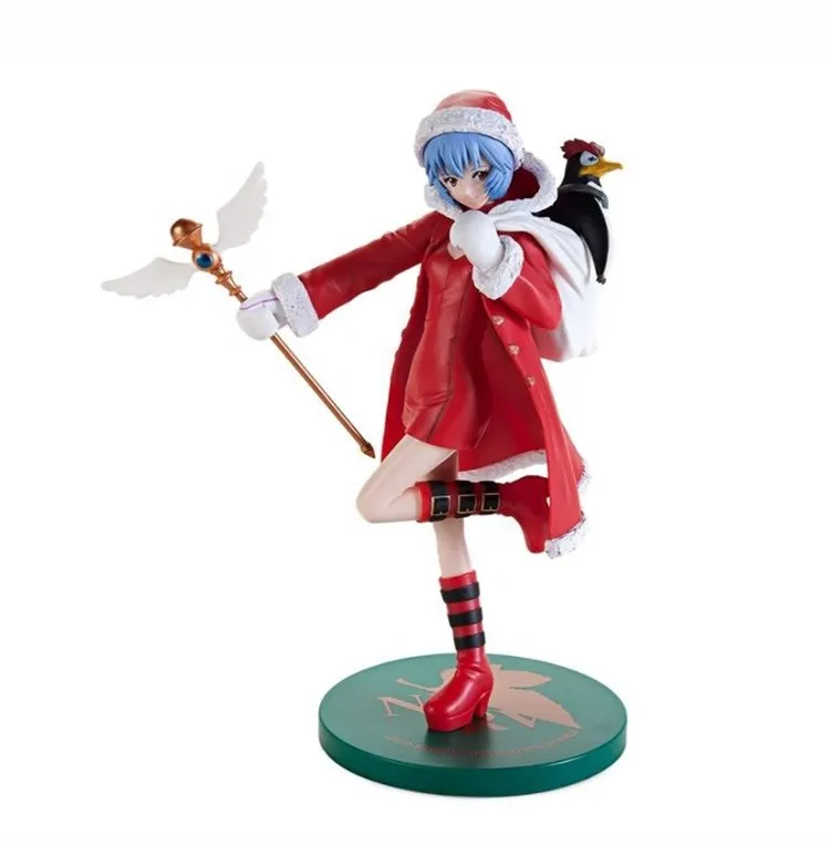 OEM christmas dresses pvc girl figurine statue action figure