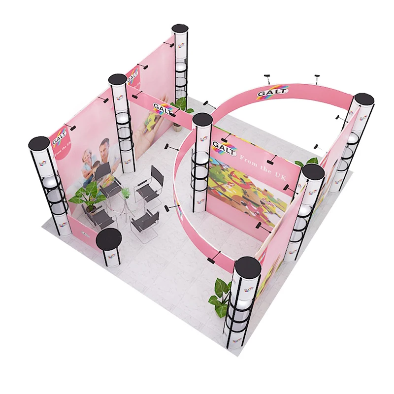 Pop Up контейнер дисплея торговой выставки 10*10 будки и других выставочное