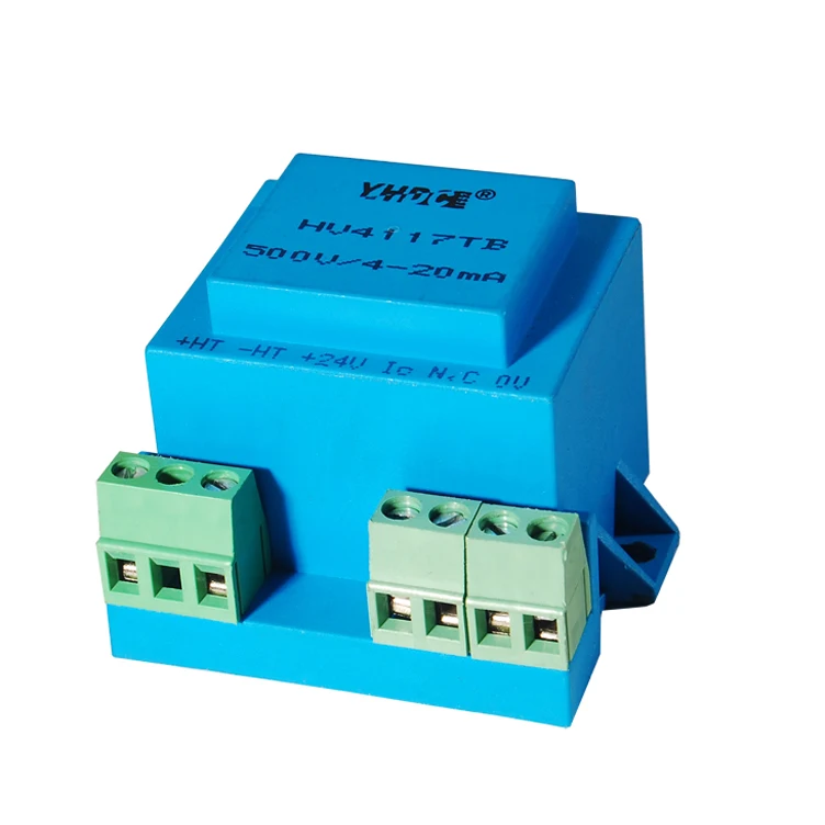400V/5V AC/DC voltage transducer din rail hall effect voltage transducer HV4825