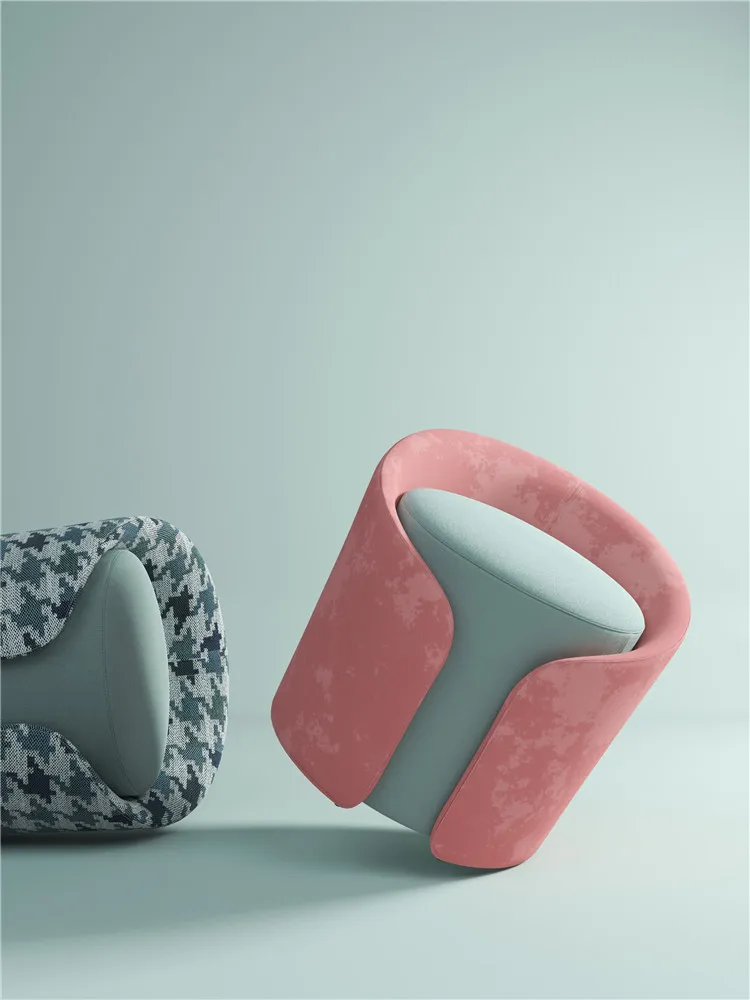 
Hot Selling High Quality Comfortable Modern Single Seat High End Stool Chair 