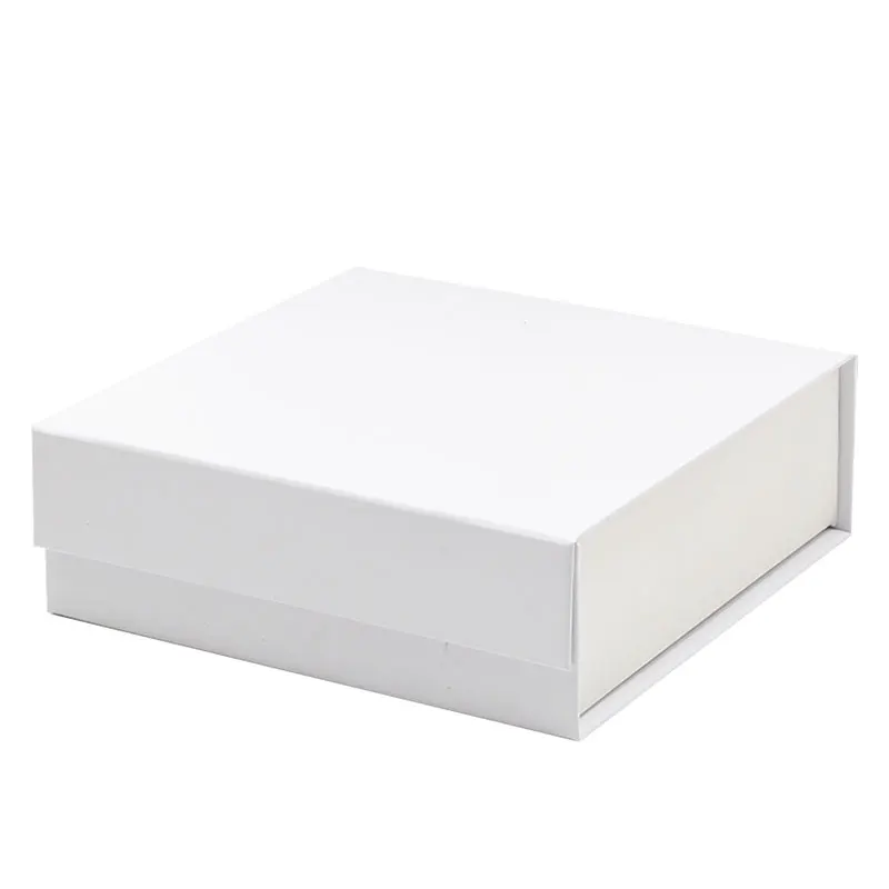 Wholesale Plain Square Collapsible White Magnetic Paper Gift Box Shoe Box Magnetic