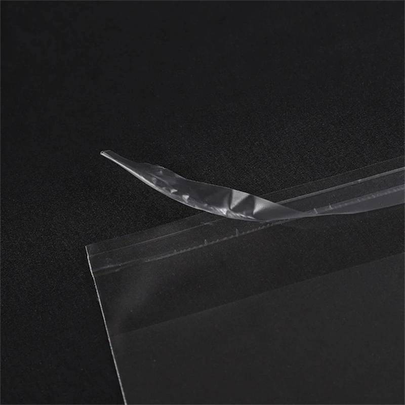 Custom Printing Transparent Soft Clothing Jewelry Transparent Clear Hdpe Opp Ldpe Pe Self Adhesive Sealing Plastic Packaging Bag