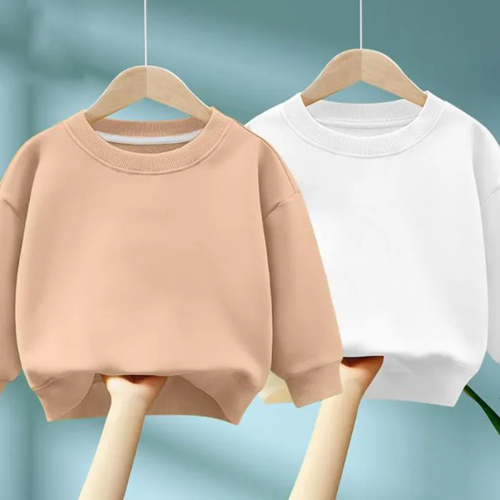 Autumn New Design Unisex Sweatshirt Children Fashion Hoodie Round Collar Sweatshirt