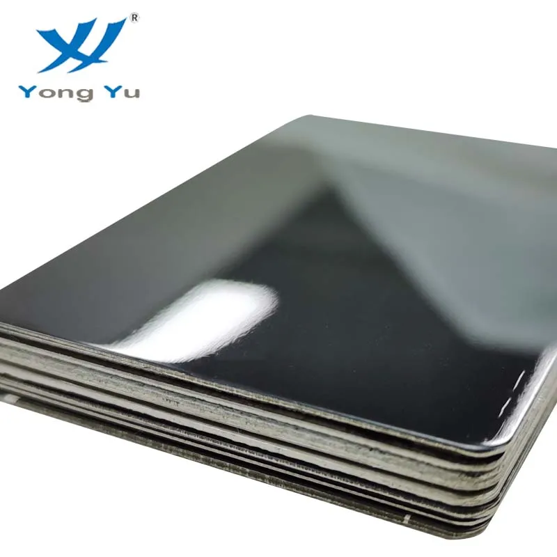 YongYu High Quality 201 304 Color Stainless Steel Sheet Plate