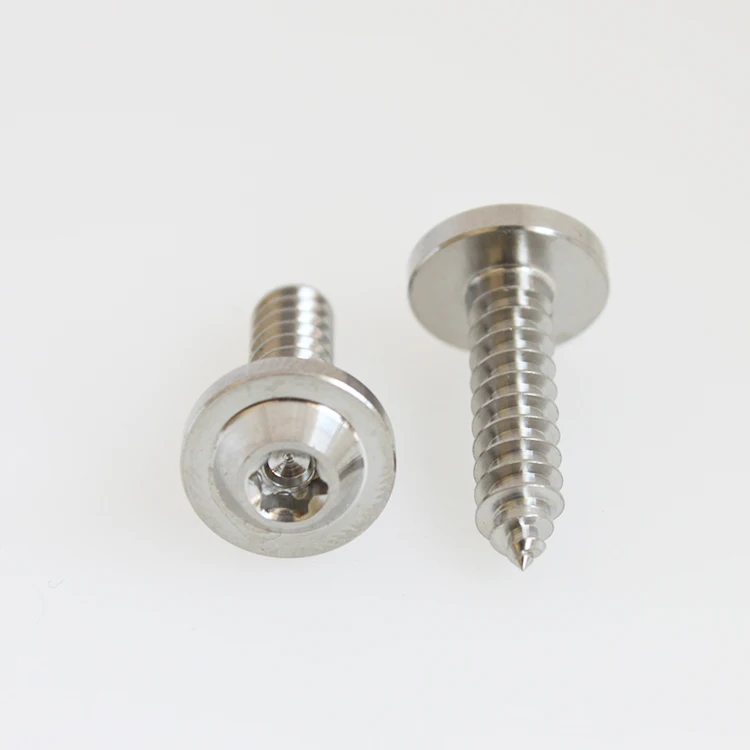 custom M4 M5 Torx socket head self-tapping bolt GR5 titanium screw for motorcycle