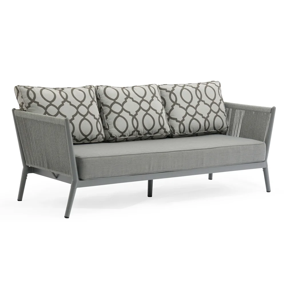 
Tophine outdoor furniture leisure aluminum frame rope woven gadern sofa sets 