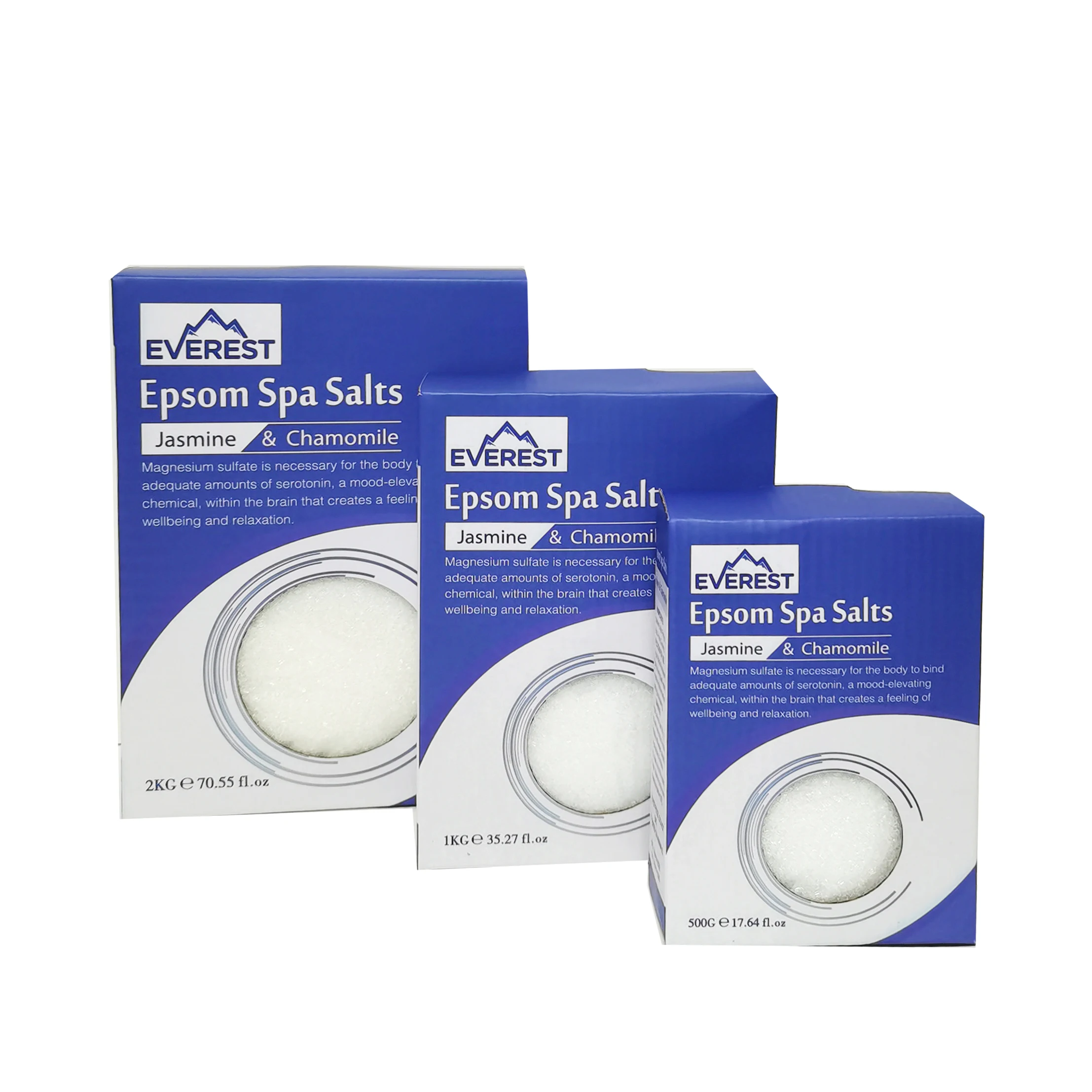 Wholesale Cheapest Private Label 2kg 1kg 0.5kg Bath Body Epsom Salt