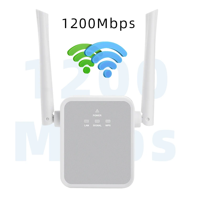 American UK Australia Europe plug 2.4GHz 5.8GHz dual Band signal amplifier Speed Wifi Repeater Expander Booster for 4G Router