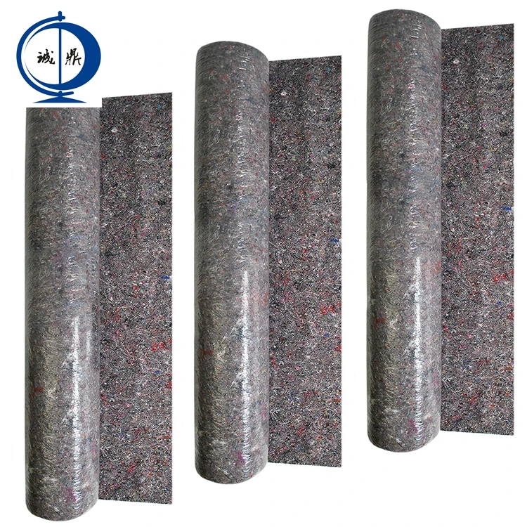 Recycled Material Mixed Fiber Fleece Carpet Cover Waterproof Floor Mat Needle Felt Nonwoven Fabric