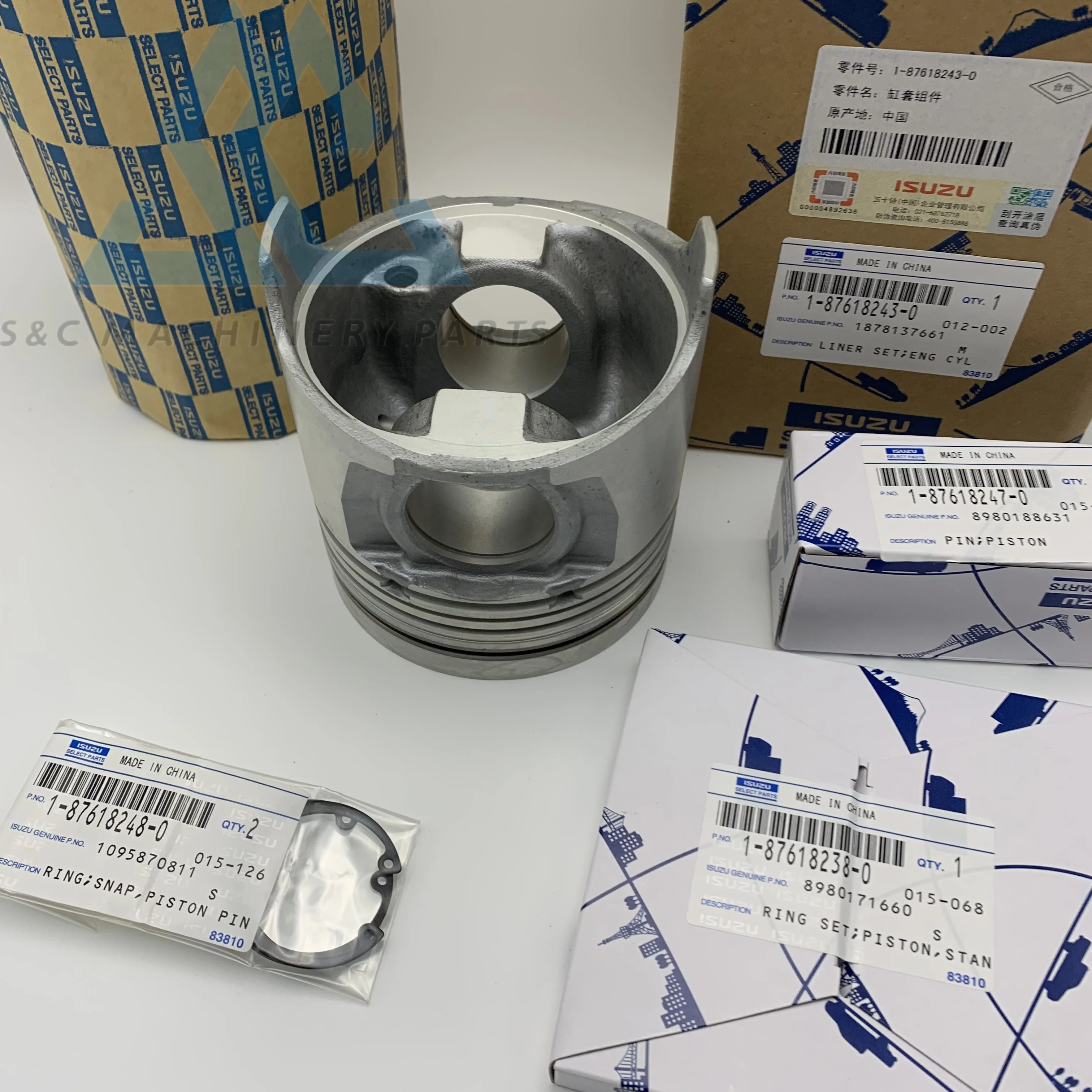 4HK1 6HK1 комплект вкладышей 1876182430 1878137660 поршневых колец для HITACHI ZX200 ZX330 ZX350