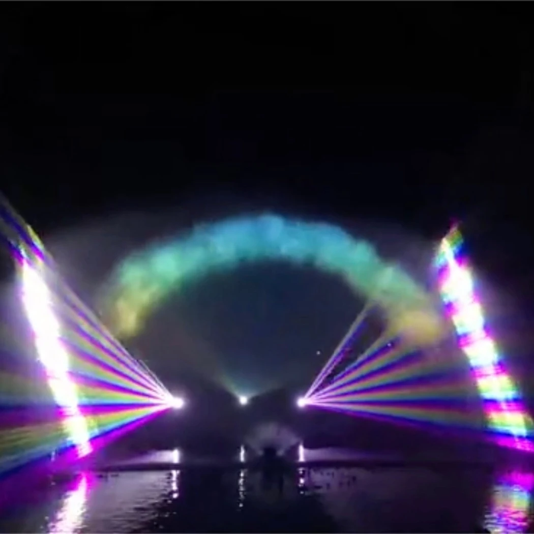 decoration stainless steel waterfall water screen fountain manufacture