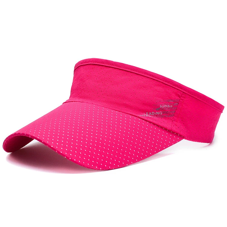 Custom Logo Sun Visor Hat Embroidery Print Empty Top Golf Visor Cap viceras deportiva para el sol viseira sunvisor