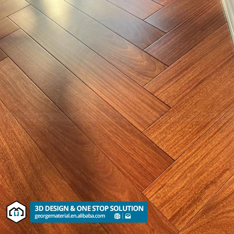 610x125x18mm burma teak hardwood full piece 3 strip solid wood flooring