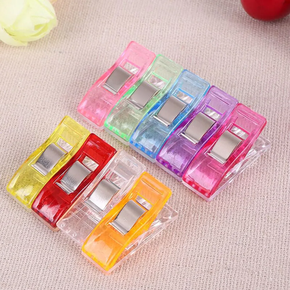 Random Color Customized Japanese Quilter Clips Fabric Binding Wonder Sewing Quilt Binder Clips