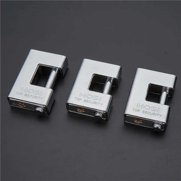 
Hight Quality Rectangular Iron Material Copper Lock Core Giant Padlock With Common Keys 