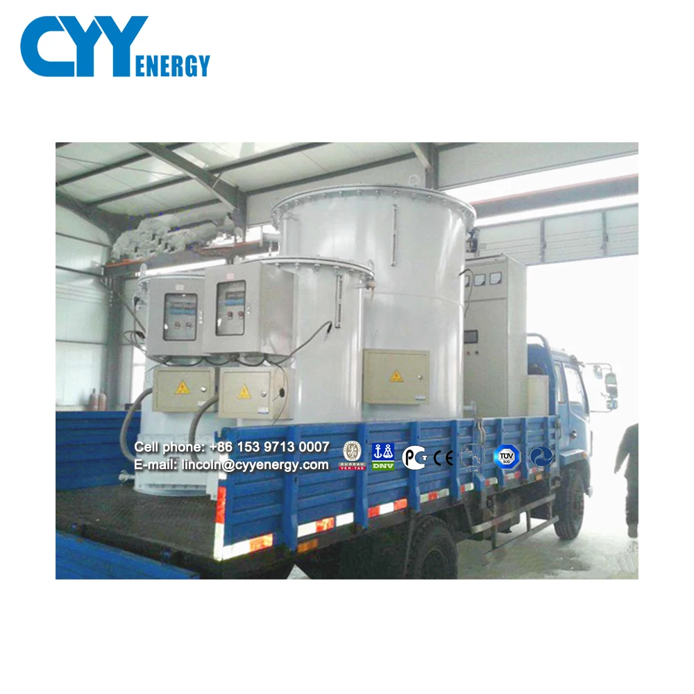 100m3 Cryogenic Liquid Oxygen/Nitrogen/Argon Micro Bulk Tank