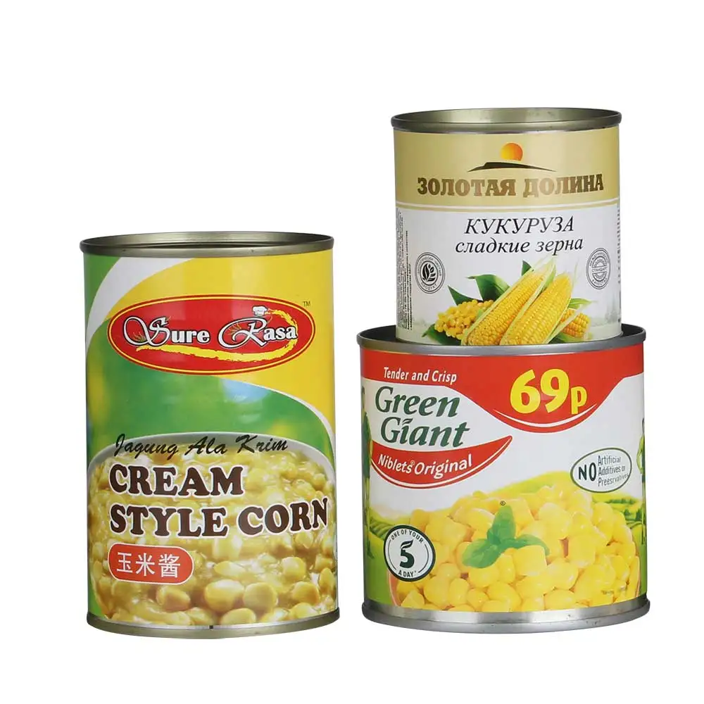 114g canned kernel sweet corn for adult made in China