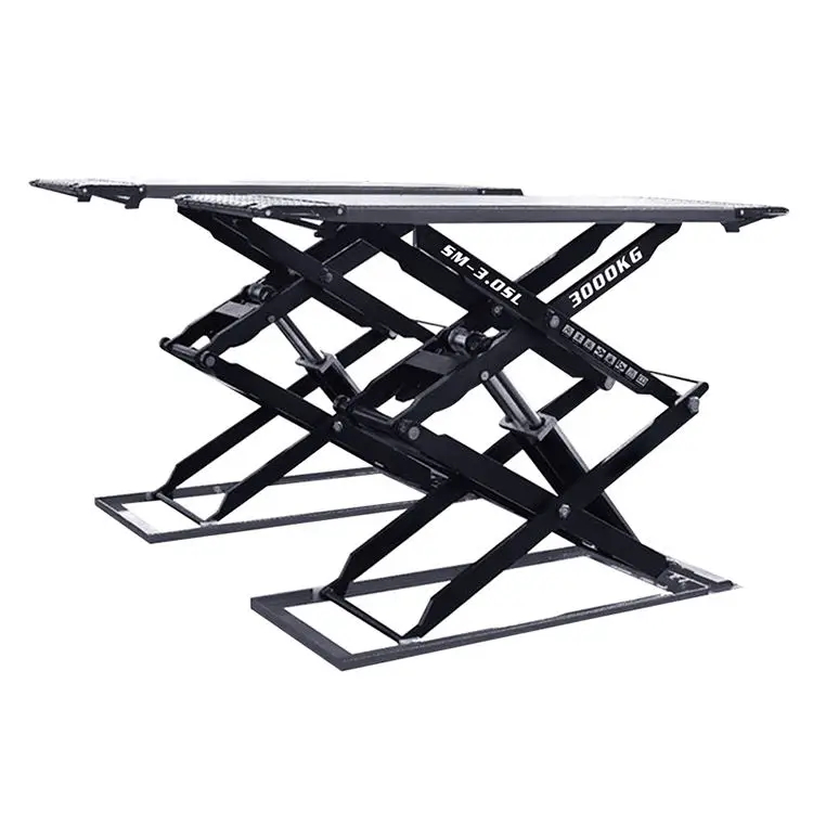 1T 2T 3.5T 4T Scissor Lift for ATV High Quality Portable Hydraulic Motorcycle Jack 680kg Mobile Motorcycle Parking Lifts