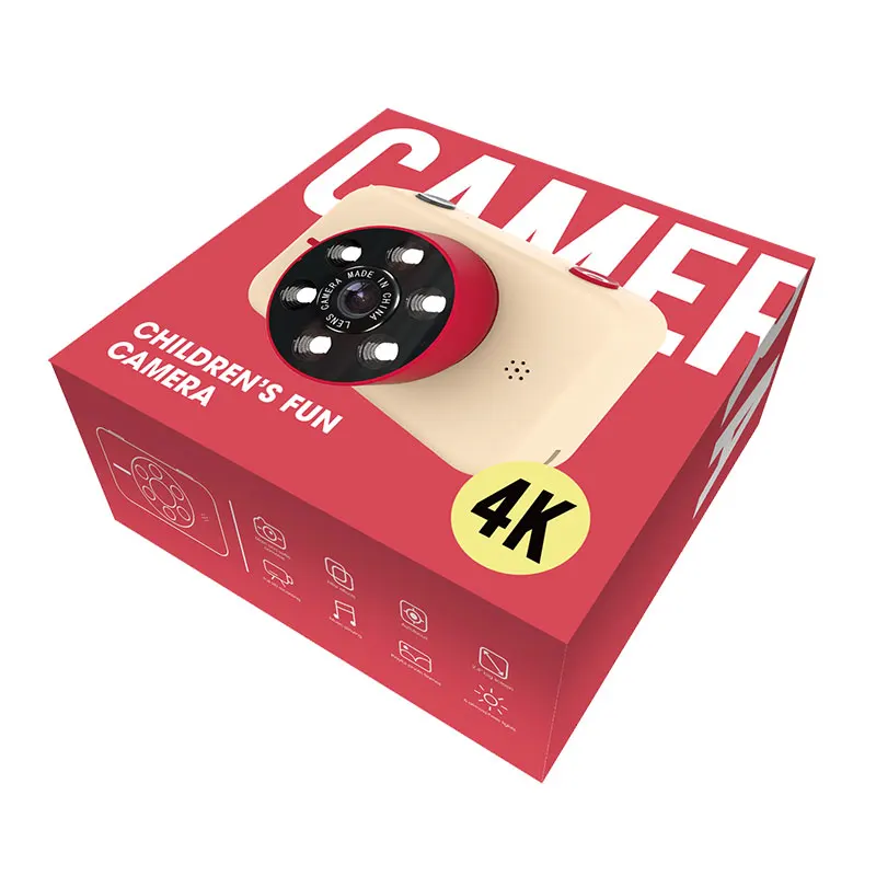 Kids Digital Camera HD Digital Video Cameras for Toddler Digital Kids Camcorder Recorder Rechargeable IPS 2.4 Inch