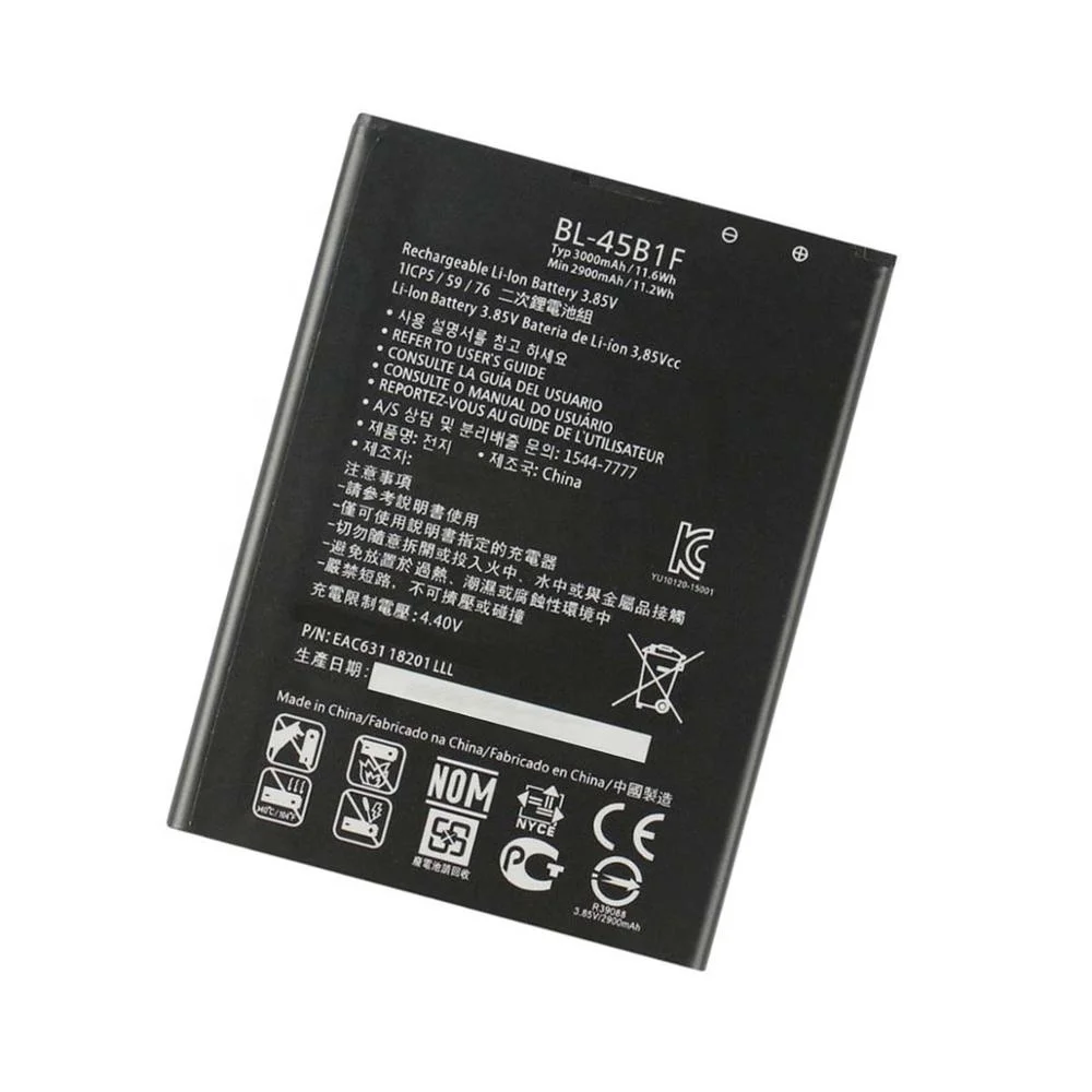li ion battery BL-45B1F for LG V10 H900 H901 VS990 F600 H960 Stylo 2 3000mAh BL 45B1F mobile phone batteries