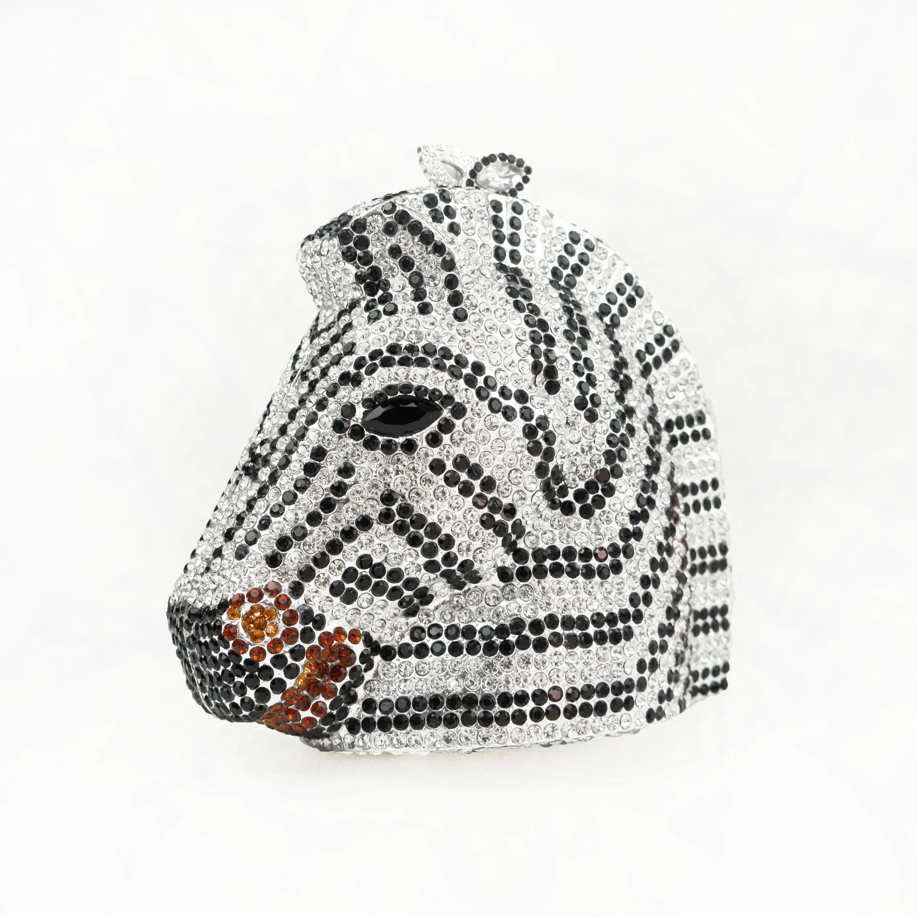 Luxury Rhinestone Lady Horse Shape Purse Charms Fancy Animal Popsicle Clutch Party Horse Crystal Evening Handbags