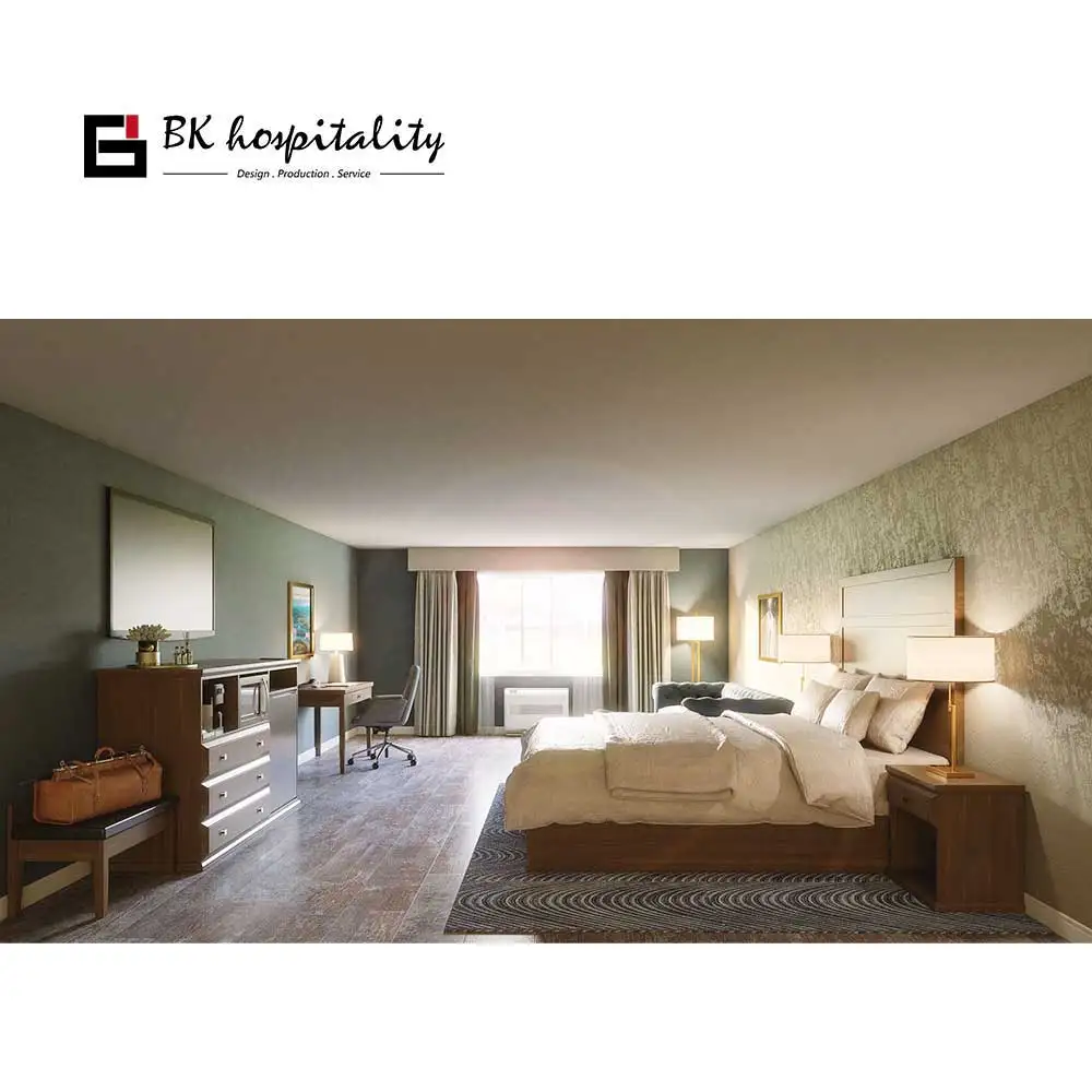 Luxury 5 Star Modern Hotel Furniture Bedroom Set Customization Price