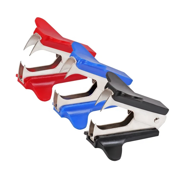 Foska Staple Puller Office School Desktop Easily and Quickly Extra Wide Finger Grip Staple Remover with Durable Steel Jaws