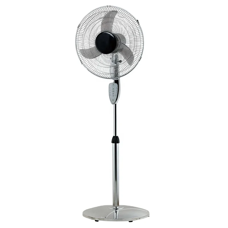 16 inch universal silent plastic strong power air cool electric smart pedestal stand fan with remote control