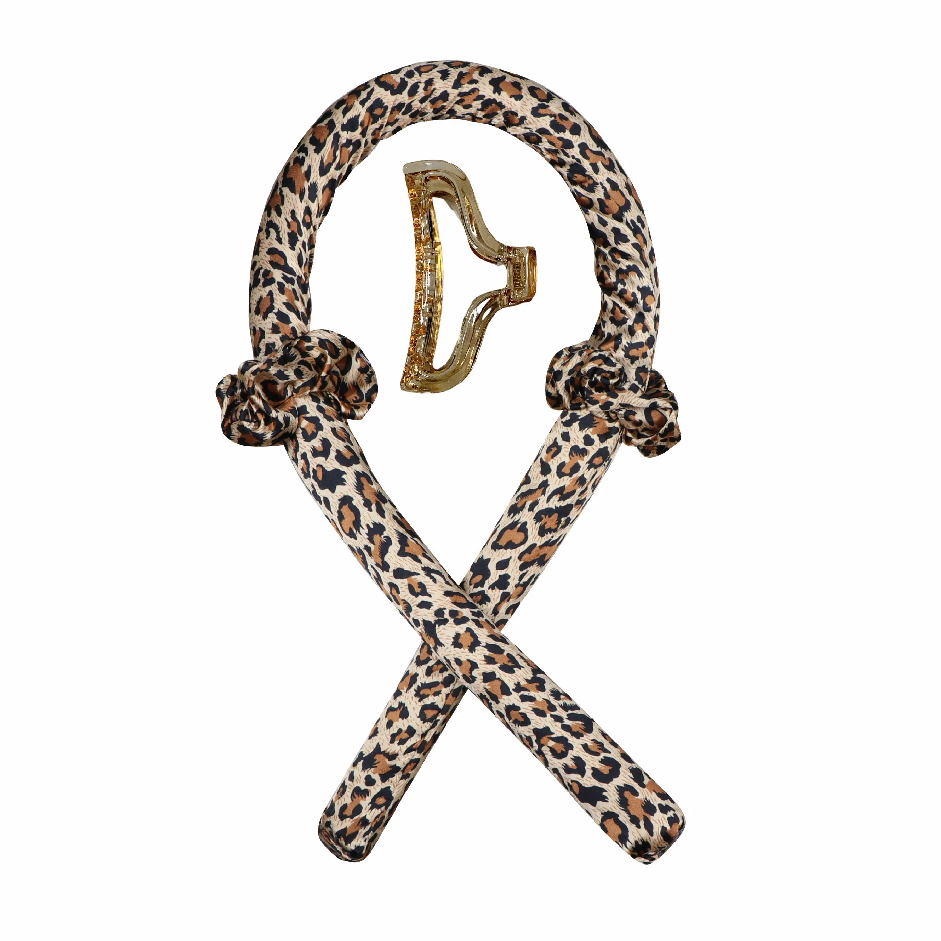 Ролики для волос с зажимами, сатиновые ролики для завивки волос