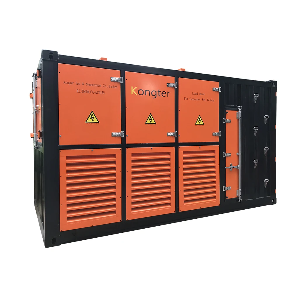 Kongter Variable 380v 2000kw Three-phase Ac Variable Resistive Load Bank Testing Generator/ups