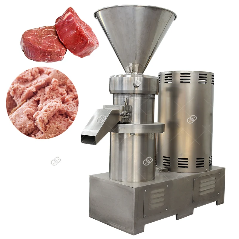High Definition Fruit Jam Chili Paste Cocoa Peanut Butter Making Machinery Colloid Mill Chicken Bone Paste Grinder Machine