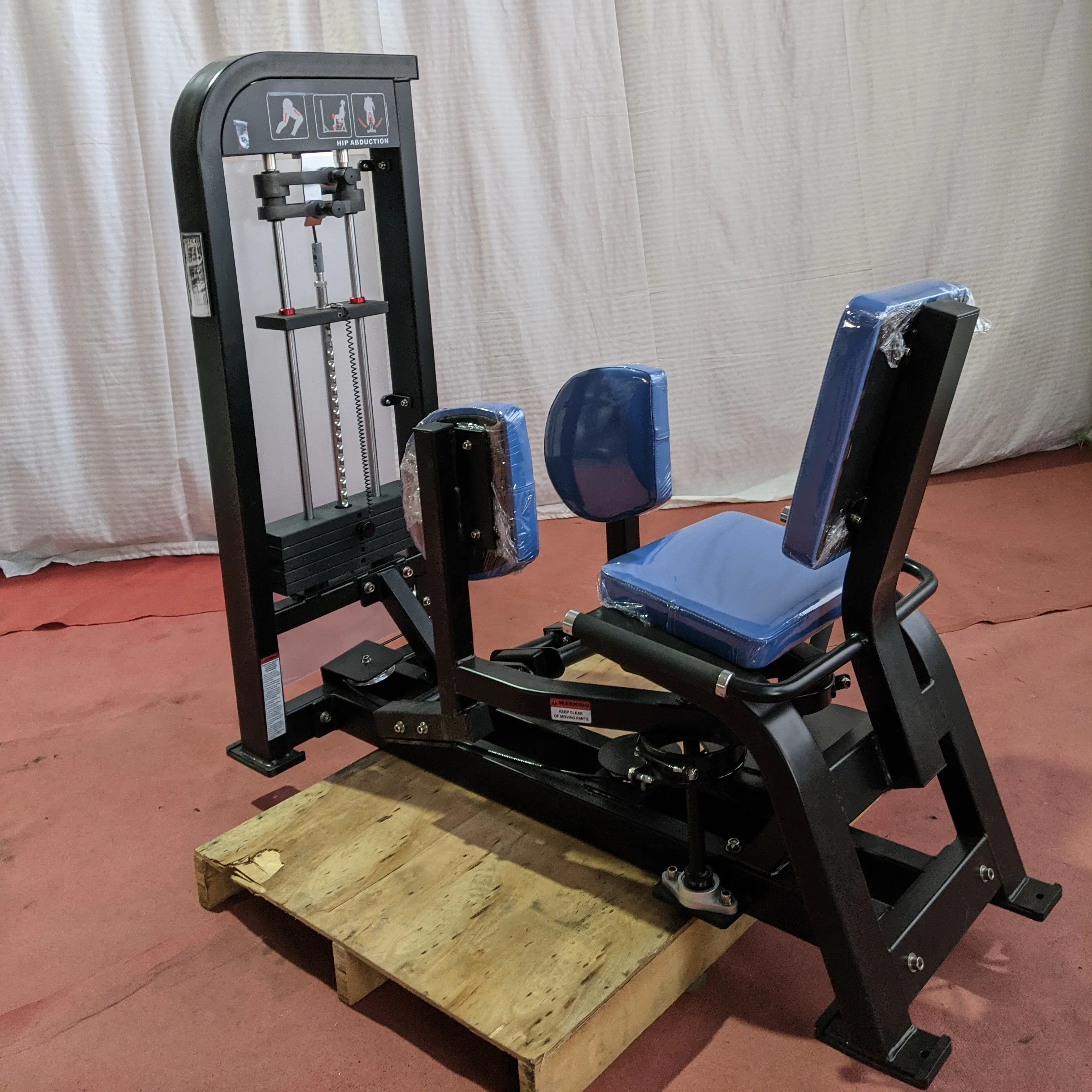 Commercial Fitness Equipment Gym Exercise Strength Machine Pin Select Steel Hip Abduction Abductor