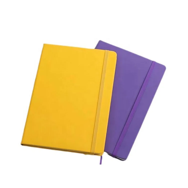 STASUN A5 Logo Customized PU Leather Diary Note Book Custom Elastic band Hardcover Planner PU Note Book