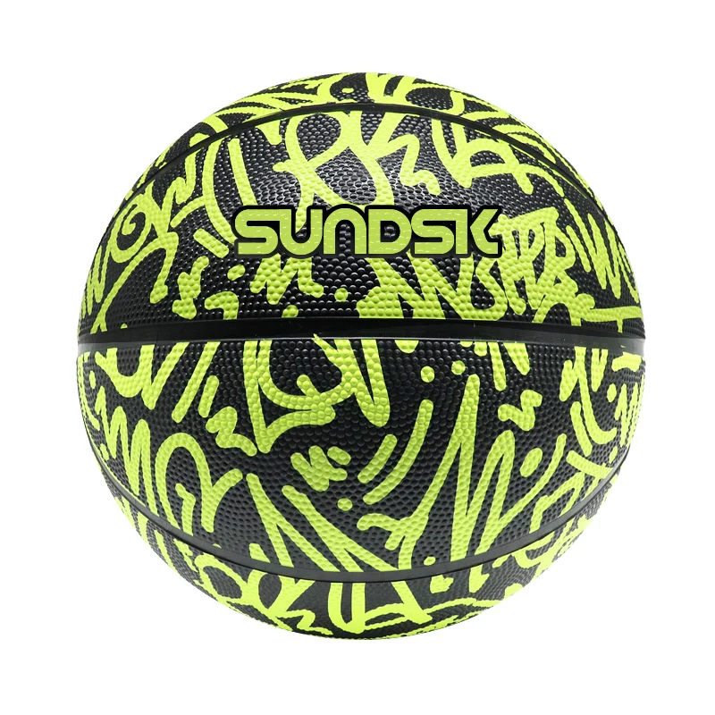 Rubber bulk custom basket basketball ball size 7 6 5 4 3 2 1