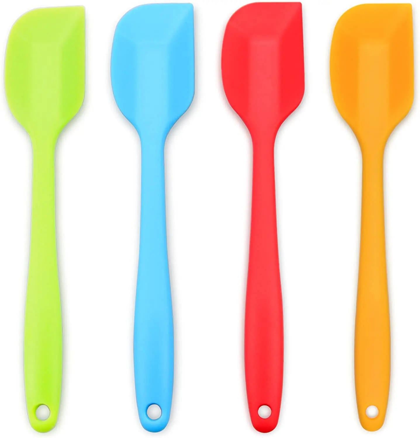 Wholesale Bpa free food grade Heat-Resistant Silicone Kitchen Utensil Set Baking Spatulas Non-stick Rubber Spatulas