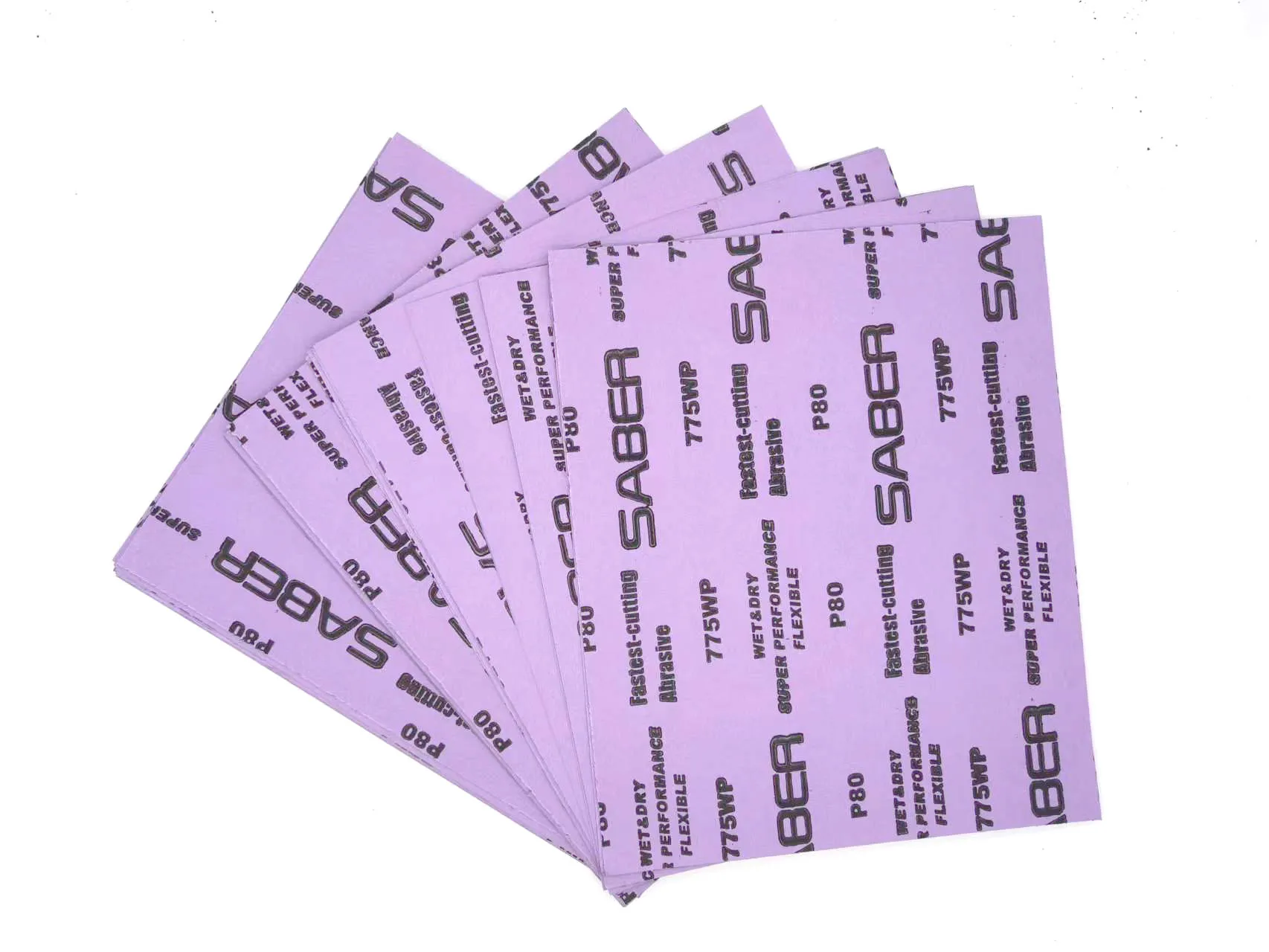 9x11 inch purple silicon carbide waterproof abrasive latex paper sandpaper sheets