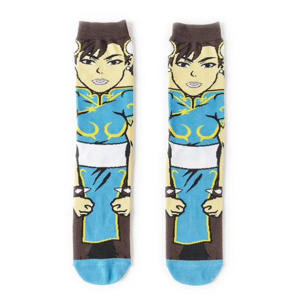 Quentin Dropshipping 2022 Hot New Anime Socks Cartoon Super Hero Socks Cotton Breathable Men Knitting Socks