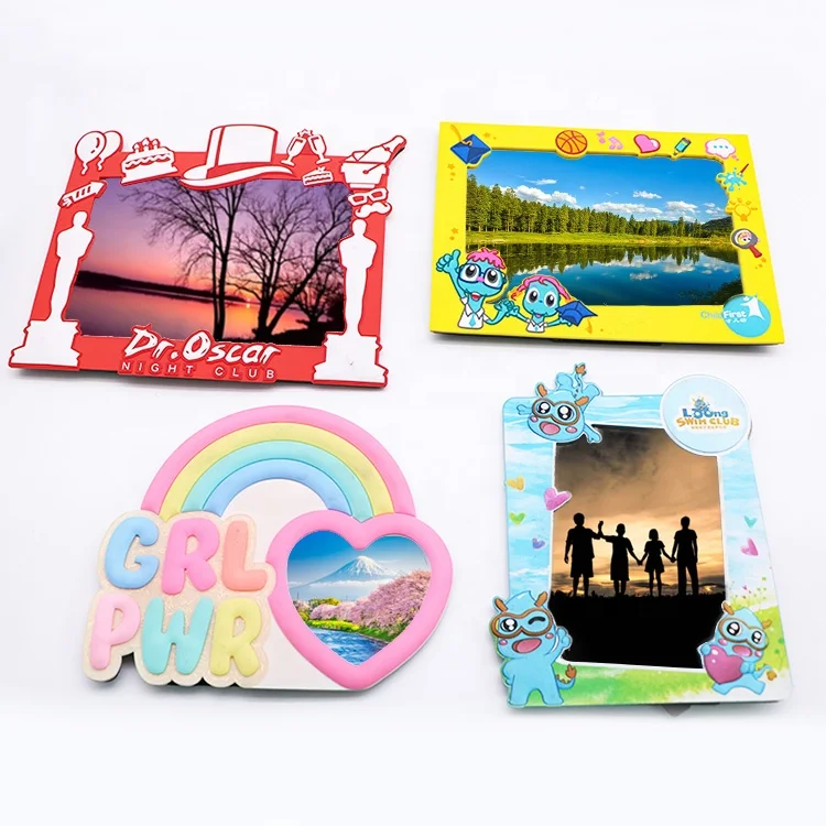 Фабричная изготовленная на заказ пластиковая резиновая Мягкая ПВХ фоторамка забавная картинная рамка для детей