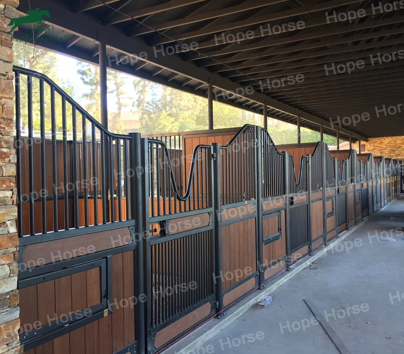 HDG продукция Equine стабильная лошадь с навесной