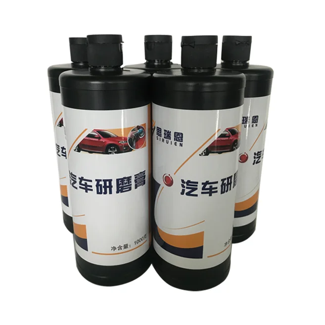 Car Polish Wax Scratch Painting Polishing 1000ml Rough Detailing Rubbing Aluminium Oxide 3 in 1 Car Wax Polish