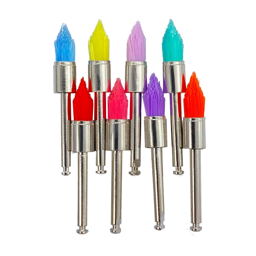 Dental Materials Prophy Dental Polishing Brush Dental Lab Equipment Disposable Dental Care Brush Head Prophylaxis Brushes