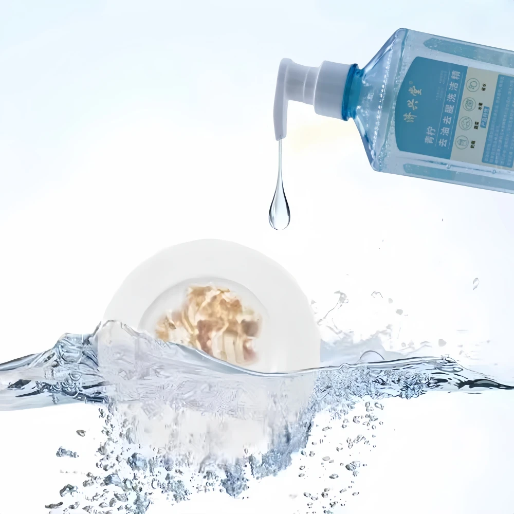 2024 New Arrival Eco-Friendly 5-in-1 All-Natural Dish and Hand Soap Liquid All-Natural Dual Purpose Detergent for Tableware