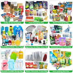 Side Gusset Plastic Blueberry Food Packaging Heat Sealable Bag