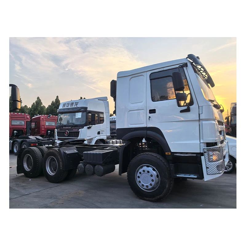 Второй Ручной Двигатель Weichai 6*4 тяжелый грузовик быстрая коробка передач 10 колес тягач с прицепом хорошее состояние