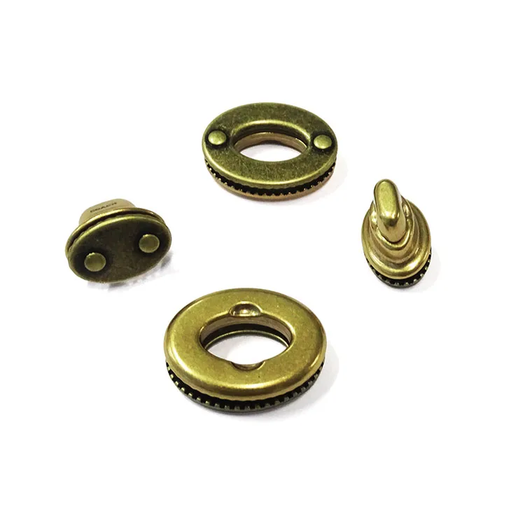 Bag parts hardware accessories handbag snap fashion closure turn lock bag buckle
